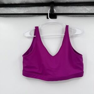 Zyla Active Sports Bra Tank Top Purple XXXl